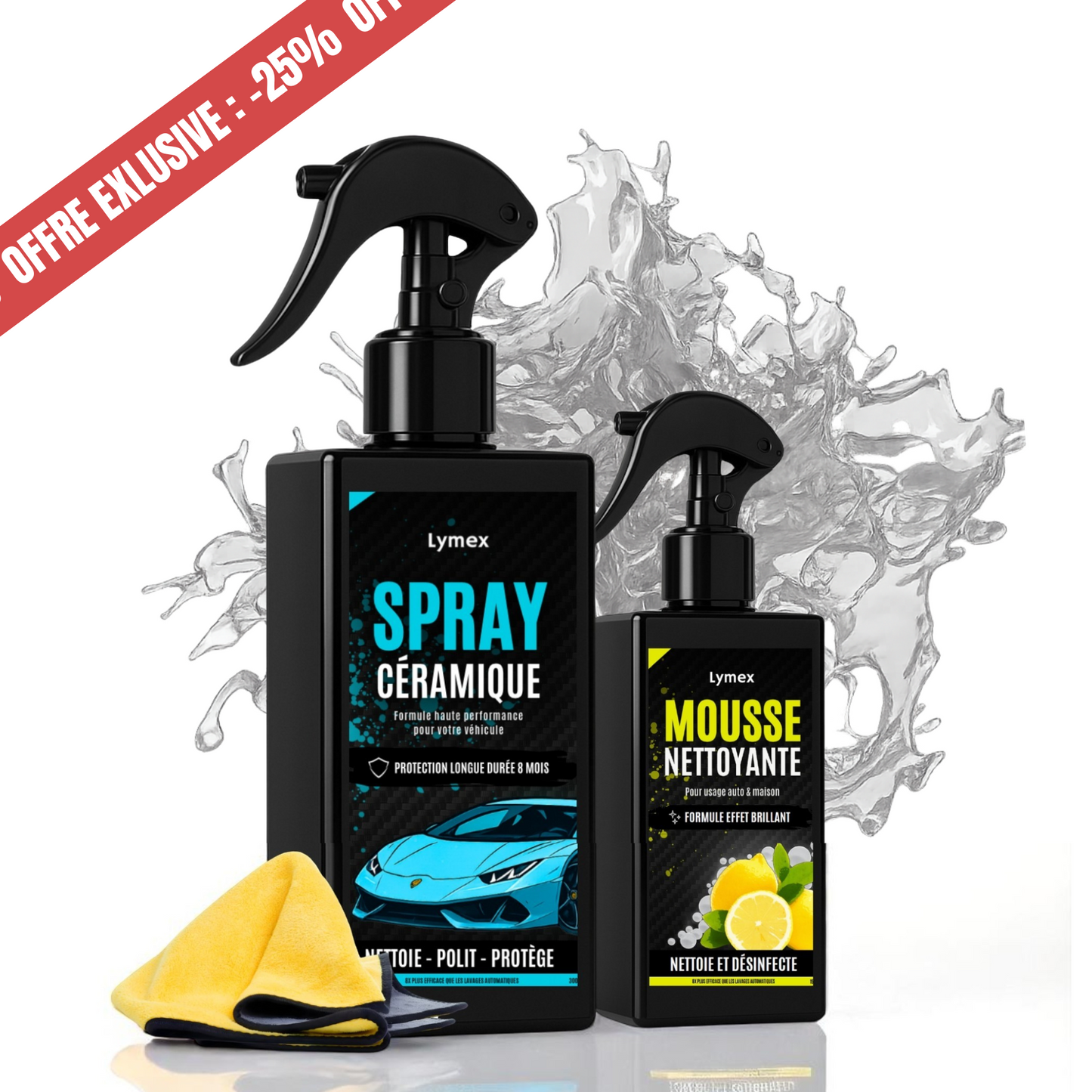 LYMEX® KIT PREMIUM D'ENTRETIEN AUTOMOBILE